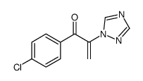1-(4-chlorophenyl)-2-(1,2,4-triazol-1-yl)prop-2-en-1-one结构式