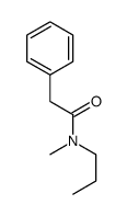 N-methyl-2-phenyl-N-propylacetamide Structure