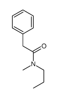 N-methyl-2-phenyl-N-propylacetamide结构式