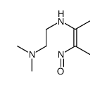 N',N'-dimethyl-N-(3-nitrosobut-2-en-2-yl)ethane-1,2-diamine结构式