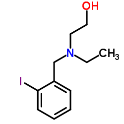 2-[Ethyl(2-iodobenzyl)amino]ethanol Structure