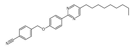 4-[[4-(5-nonylpyrimidin-2-yl)phenoxy]methyl]benzonitrile结构式