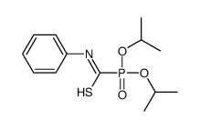 1-di(propan-2-yloxy)phosphoryl-N-phenylmethanethioamide Structure