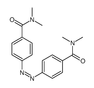 4-[[4-(dimethylcarbamoyl)phenyl]diazenyl]-N,N-dimethylbenzamide结构式
