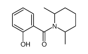 (2,6-dimethylpiperidin-1-yl)-(2-hydroxyphenyl)methanone Structure