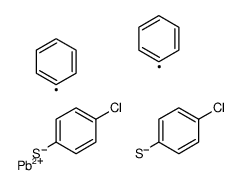 bis[(4-chlorophenyl)sulfanyl]-diphenylplumbane结构式