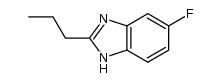 5-fluoro-2-propyl-1H-benzimidazole结构式