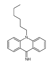 10-hexylacridin-9-imine Structure