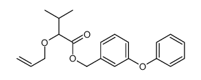 (3-phenoxyphenyl)methyl 3-methyl-2-prop-2-enoxybutanoate Structure