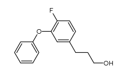 3-(4-Fluoro-3-phenoxyphenyl)propan-1-ol Structure