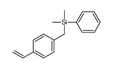(4-ethenylphenyl)methyl-dimethyl-phenylsilane Structure
