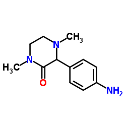 3-(4-Aminophenyl)-1,4-dimethylpiperazin-2-one structure