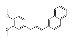 2-[3-(3,4-dimethoxyphenyl)prop-1-enyl]naphthalene Structure