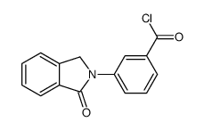 3-(3-oxo-1H-isoindol-2-yl)benzoyl chloride结构式