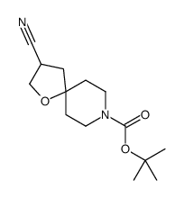 tert-butyl 3-cyano-1-oxa-8-azaspiro[4.5]decane-8-carboxylate Structure