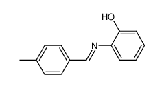 (E)-N-(4-methylbenzylidene)-2-hydroxyaniline结构式