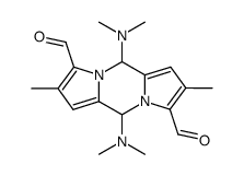 5,10-bis(dimethylamino)-2,7-dimethyl-5H,10H-dipyrrolo[1,2-a:1',2'-d]pyrazine-3,8-dicarbaldehyde结构式