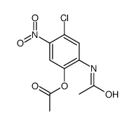 2-Acetamido-4-chloro-5-nitrophenyl acetate Structure