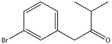 1-(3-BROMOPHENYL)-3-METHYLBUTAN-2-ONE Structure