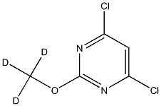 4,6-Dichloro-2-(methoxy-d3)-pyrimidine Structure