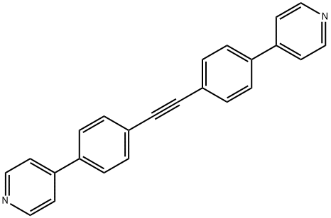 1,2-bis(4-(pyridin-4-yl)phenyl)ethyne结构式