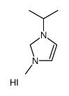 1-methyl-3-propan-2-yl-1,2-dihydroimidazol-1-ium,iodide Structure