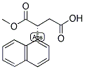 (R)-2-(1-NAPHTHYLMETHYL)-SUCCINIC ACID-1-METHYL ESTER结构式