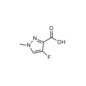 4-Fluoro-1-methyl-1H-pyrazole-3-carboxylic acid Structure