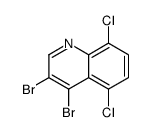 3,4-dibromo-5,8-dichloroquinoline structure