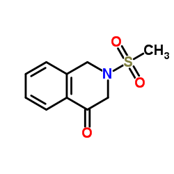 2-(Methylsulfonyl)-2,3-dihydro-4(1H)-isoquinolinone structure