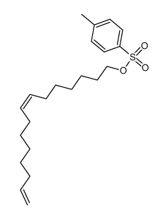 (Z)-pentadeca-7,14-dien-1-yl 4-methylbenzenesulfonate结构式