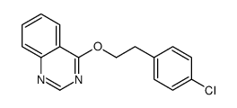 4-[2-(4-chlorophenyl)ethoxy]quinazoline Structure