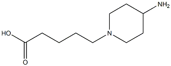 5-(4-aminopiperidin-1-yl)pentanoic acid structure