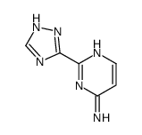 2-(1H-1,2,4-triazol-5-yl)pyrimidin-4-amine Structure