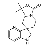 tert-butyl 1',2'-dihydrospiro[piperidine-4,3'-pyrrolo[3,2-b]pyridine]-1-carboxylate Structure