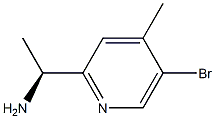 (1S)-1-(5-BROMO-4-METHYL(2-PYRIDYL))ETHYLAMINE结构式