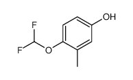 4-(difluoromethoxy)-3-methylphenol Structure