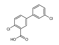 2-chloro-5-(3-chlorophenyl)benzoic acid Structure
