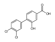 4-(3,4-dichlorophenyl)-3-hydroxybenzoic acid结构式