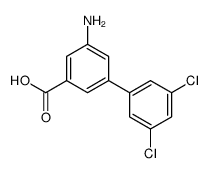 3-amino-5-(3,5-dichlorophenyl)benzoic acid结构式