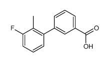 3-(3-fluoro-2-methylphenyl)benzoic acid Structure