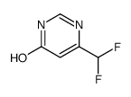6-(二氟甲基)嘧啶-4(3H)-酮结构式