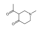 4-Piperidinone, 3-acetyl-1-methyl- (9CI) Structure