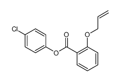 4-chlorophenyl 2-(allyloxy)benzoate Structure