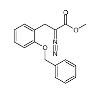 methyl 3-(2-(benzyloxy)phenyl)-2-diazopropanoate结构式