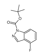 1-Boc-4-氟-1H-吲唑结构式