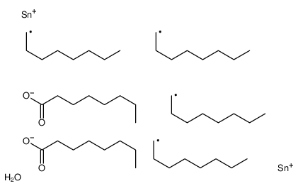 [[octanoyloxy(dioctyl)stannyl]oxy-dioctylstannyl] octanoate Structure