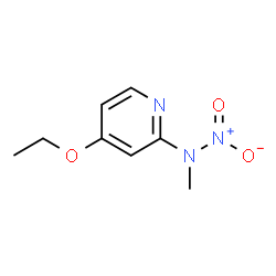 2-Pyridinamine,4-ethoxy-N-methyl-N-nitro-(9CI) structure