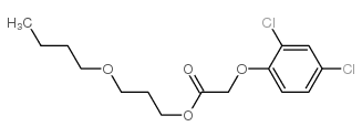 3-butoxypropyl 2-(2,4-dichlorophenoxy)acetate Structure