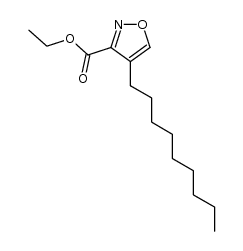 ethyl 4-nonylisoxazole-3-carboxylate Structure